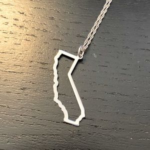 Silver California Necklace